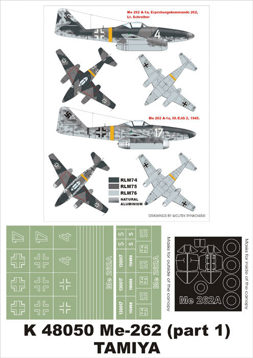 Montex MXK48050 1:48 Messerschmitt Me-262