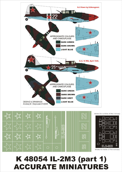 Montex MXK48054 1:48 Ilyushin Il-2M3
