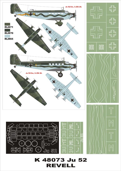 Montex MXK48073 1:48 Junkers Ju-52/3M