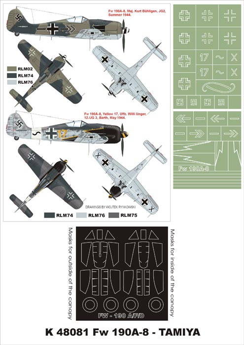 Montex MXK48081 1:48 Focke-Wulf Fw-190A-8