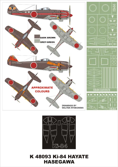 Montex MXK48093 1:48 Nakajima Ki-84 Hayate