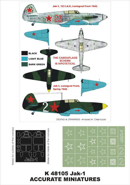 Montex MXK48105 1:48 Yakovlev Yak-1 1