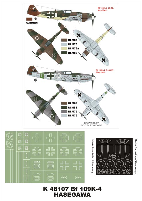 Montex MXK48107 1:48 Messerschmitt Bf-109K-4