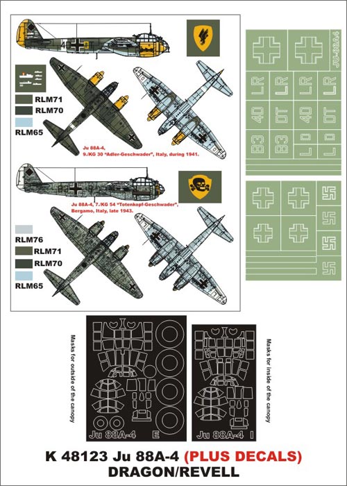Montex MXK48123 1:48 Junkers Ju-88A-4