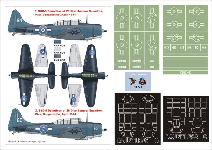 Montex MXK48135 1:48 Douglas SBD-5 Dauntless