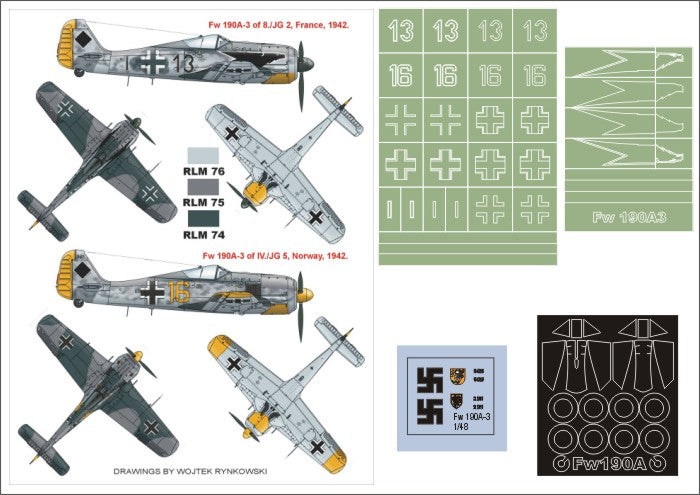 Montex MXK48138 1:48 Focke-Wulf Fw-190A-3