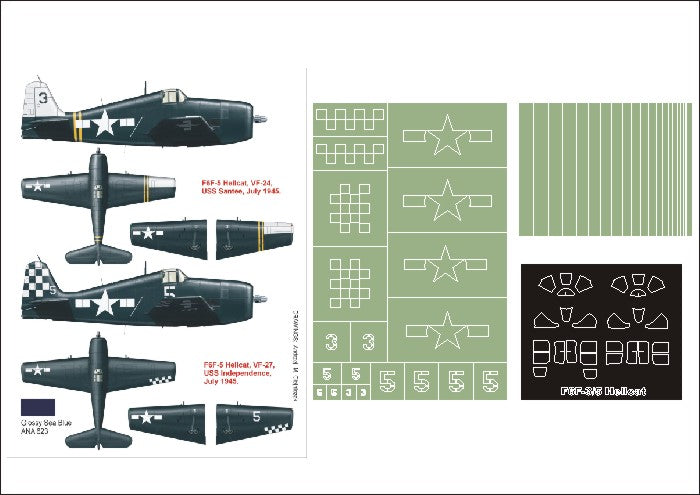 Montex MXK48148 1:48 Grumman F6F-5 Hellcat