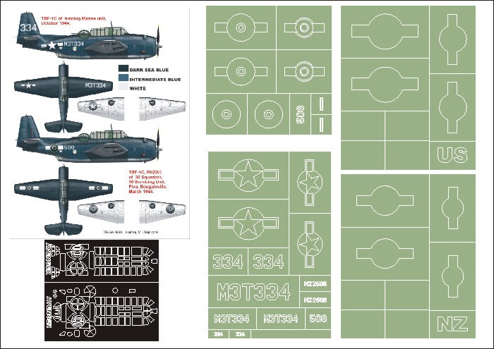 Montex MXK48150 1:48 Grumman TBF-1C Avenger
