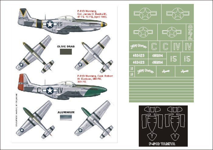 Montex MXK48153 1:48 North-American P-51D Mustang