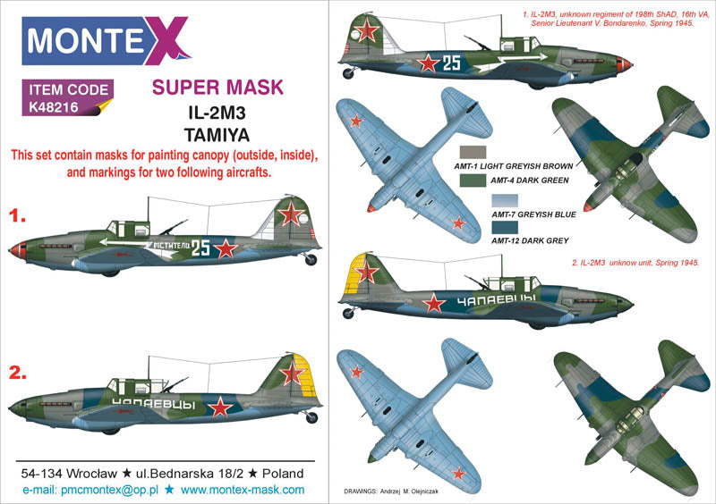 Montex MXK48216 1:48 Ilyushin Il-2M3