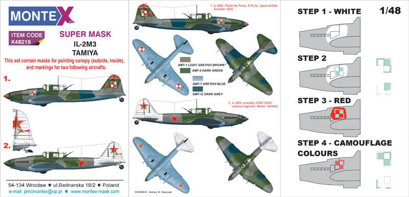 Montex MXK48219 1:48 Ilyushin Il-2M3