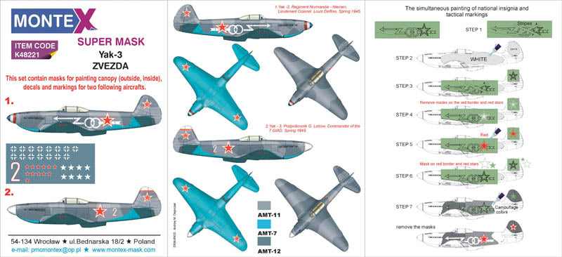 Montex MXK48221 1:48 Yakovlev Yak-3