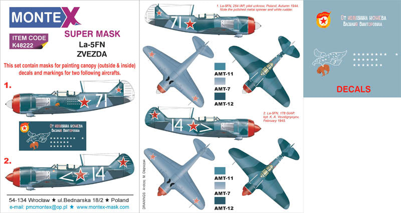 Montex MXK48222 1:48 Lavochkin La-5FN
