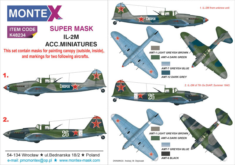 Montex MXK48234 1:48 Ilyushin Il-2M