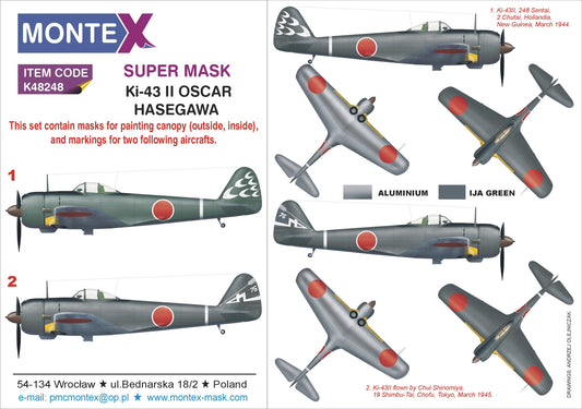 Montex MXK48248 1:48 Nakajima Ki-43-II OSCAR