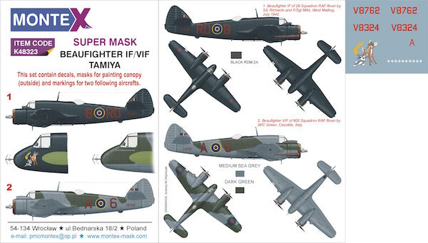 Montex MXK48323 1:48 Bristol Beaufighter Mk.VI