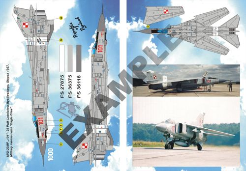 Montex MXMD4803 MiG-23MF Decals & Markings 1:48