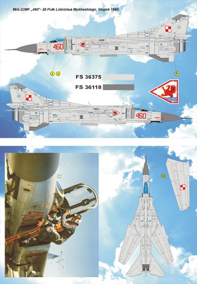 Montex MXMD4803 MiG-23MF Decals & Markings 1:48