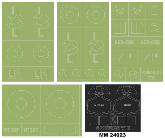 Montex MXMM24023 1:24 Supermarine Spitfire Mk.VIII