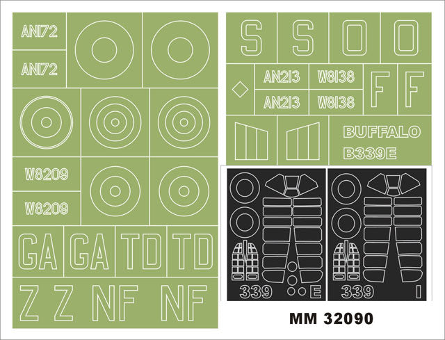 Montex MXMM32090 1:32 Brewster B-339 Buffalo