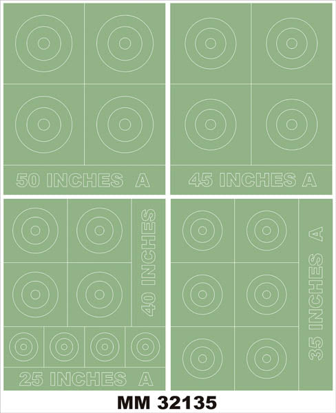 Montex MXMM32135 1:32 RAF ROUNDELS TYPE