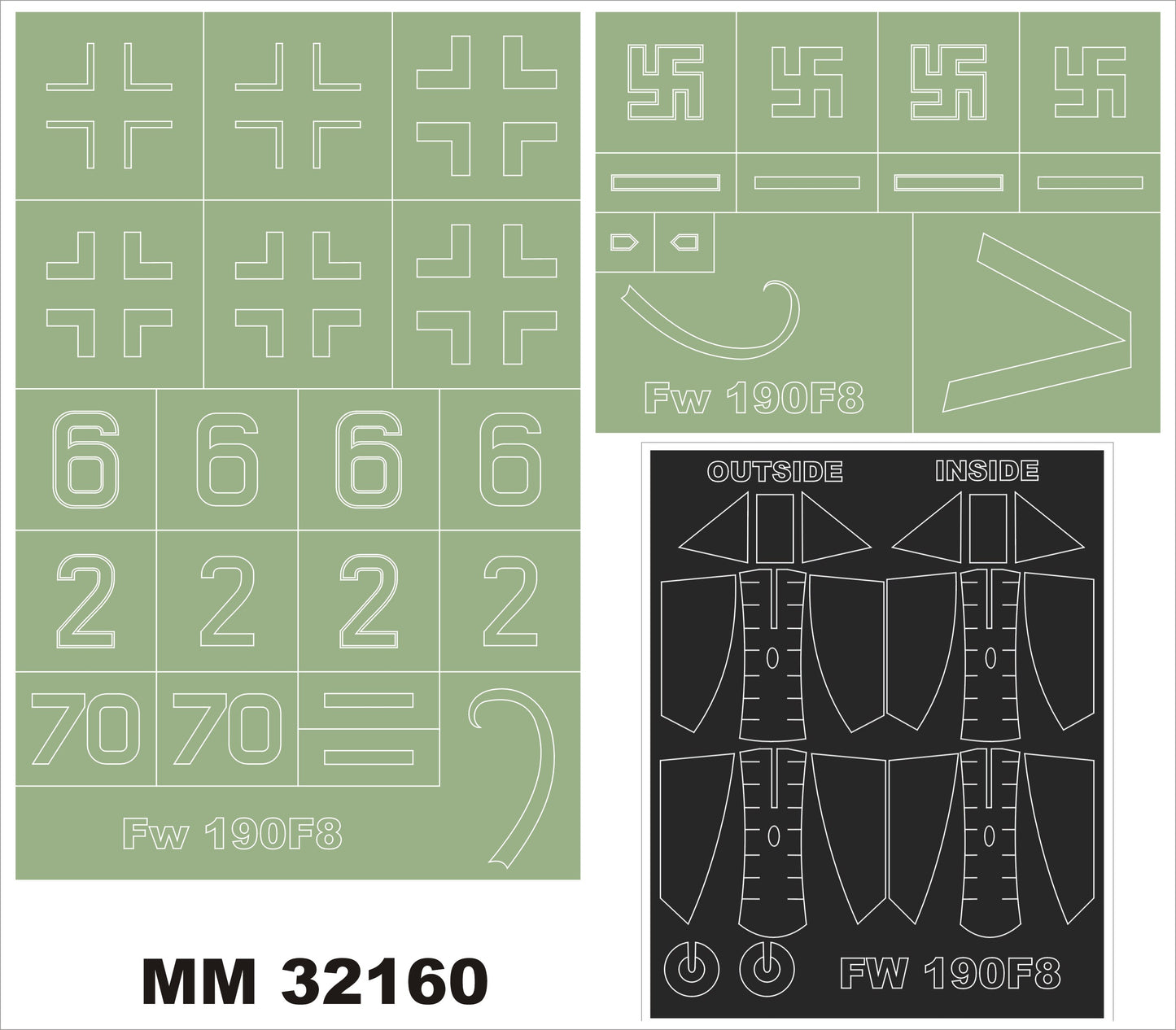 Montex MXMM32160 1:32 Focke-Wulf Fw-190F-8