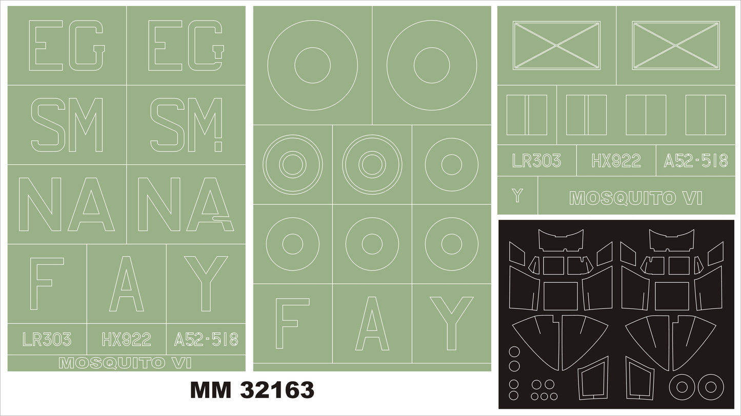 Montex MXMM32163 1:32 de Havilland Mosquito FB Mk.VI