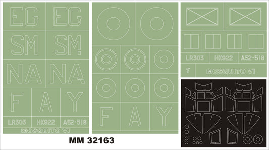 Montex MXMM32163 1:32 de Havilland Mosquito FB Mk.VI