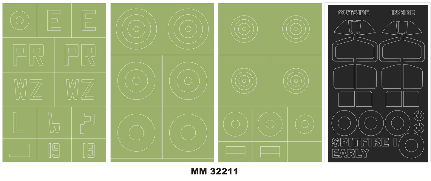 Montex MXMM32211 1:32 Supermarine SPITFIRE Mk.I EARLY
