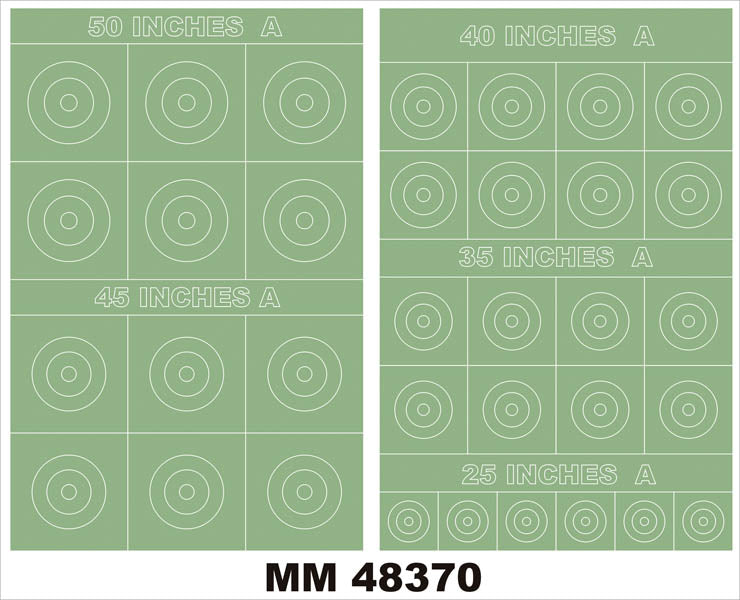 Montex MXMM48370 1:48 RAF ROUNDELS TYPE