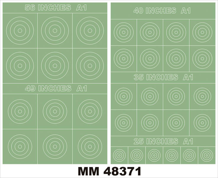 Montex MXMM48371 1:48 RAF ROUNDELS TYPE A1 2 insignia masks