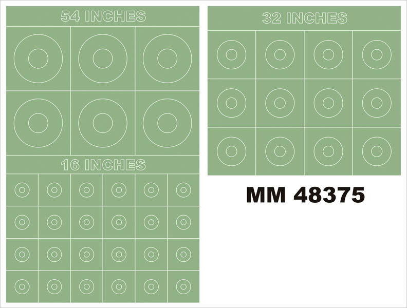 Montex MXMM48375 1:48 RAF SEAC ROUNDELS 2 insignia masks