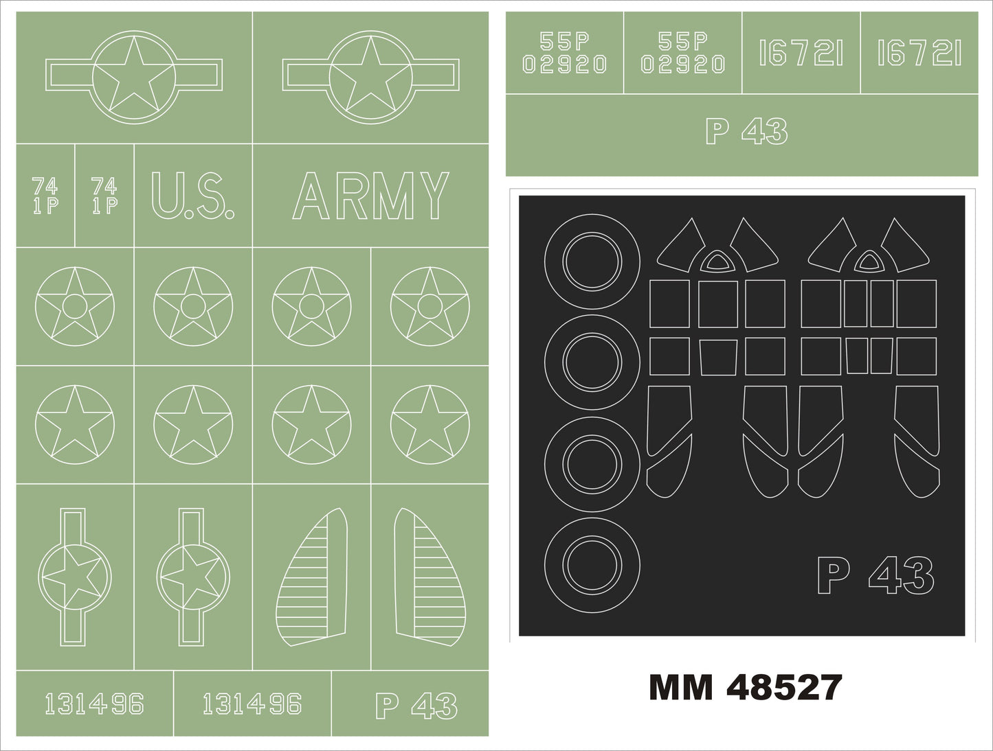 Montex MXMM48527 1:48 Republic P-43 LANCER