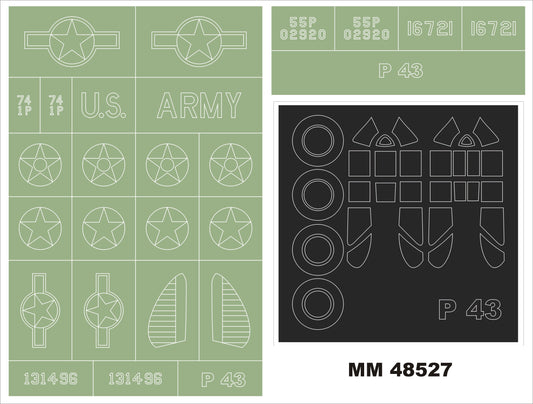 Montex MXMM48527 1:48 Republic P-43 LANCER