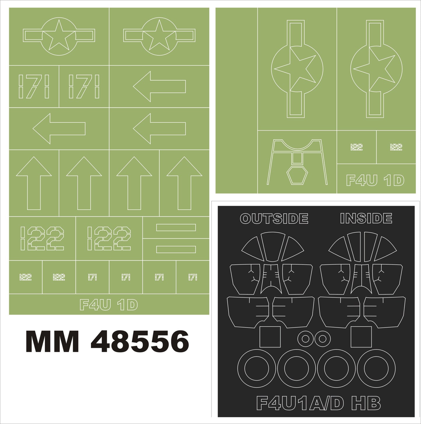 Montex MXMM48556 1:48 Vought F4U-1D CORSAIR