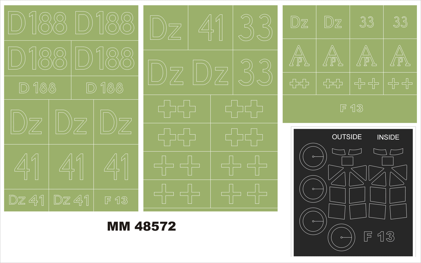 Montex MXMM48572 1:48 Junkers F-13