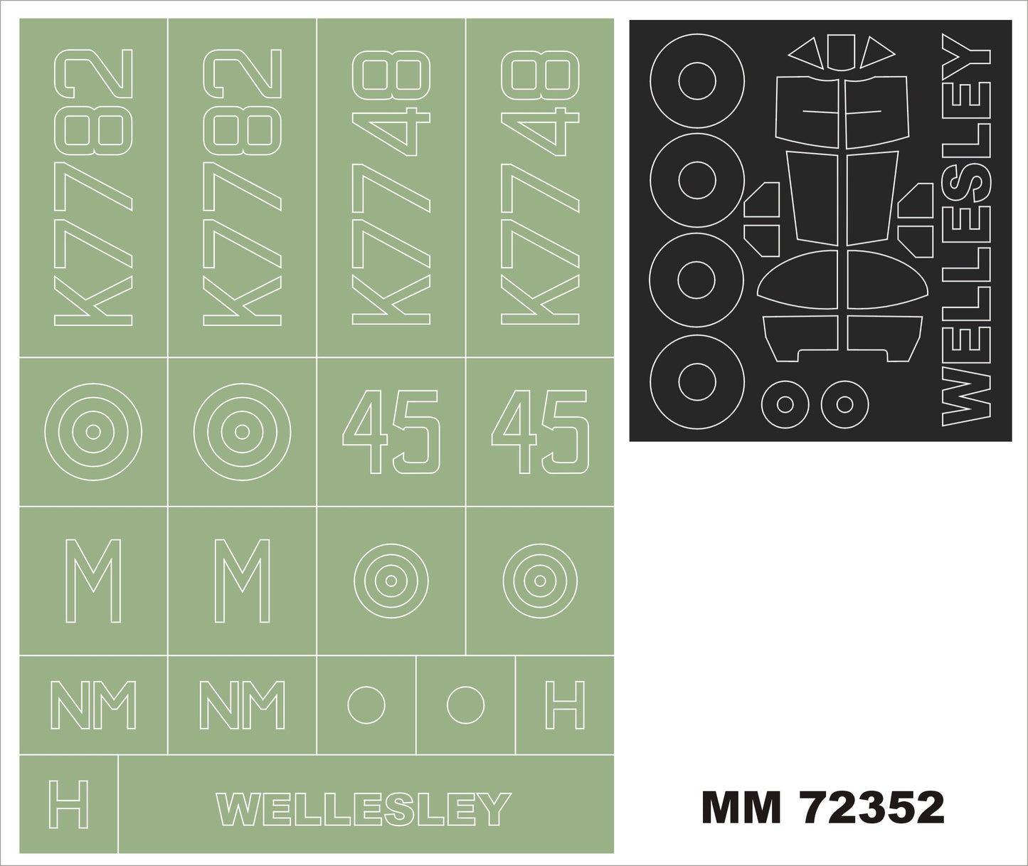 Montex MXMM72352 1:72 VICKERS WELLESLEY I