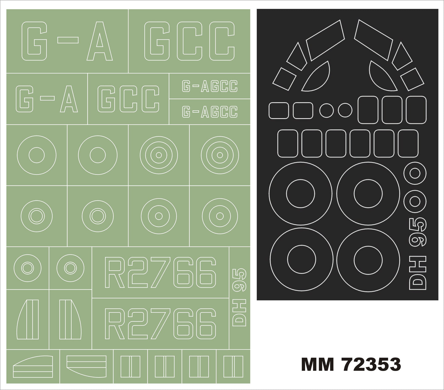 Montex MXMM72353 1:72 de Havilland DH.95 FLAMINGO