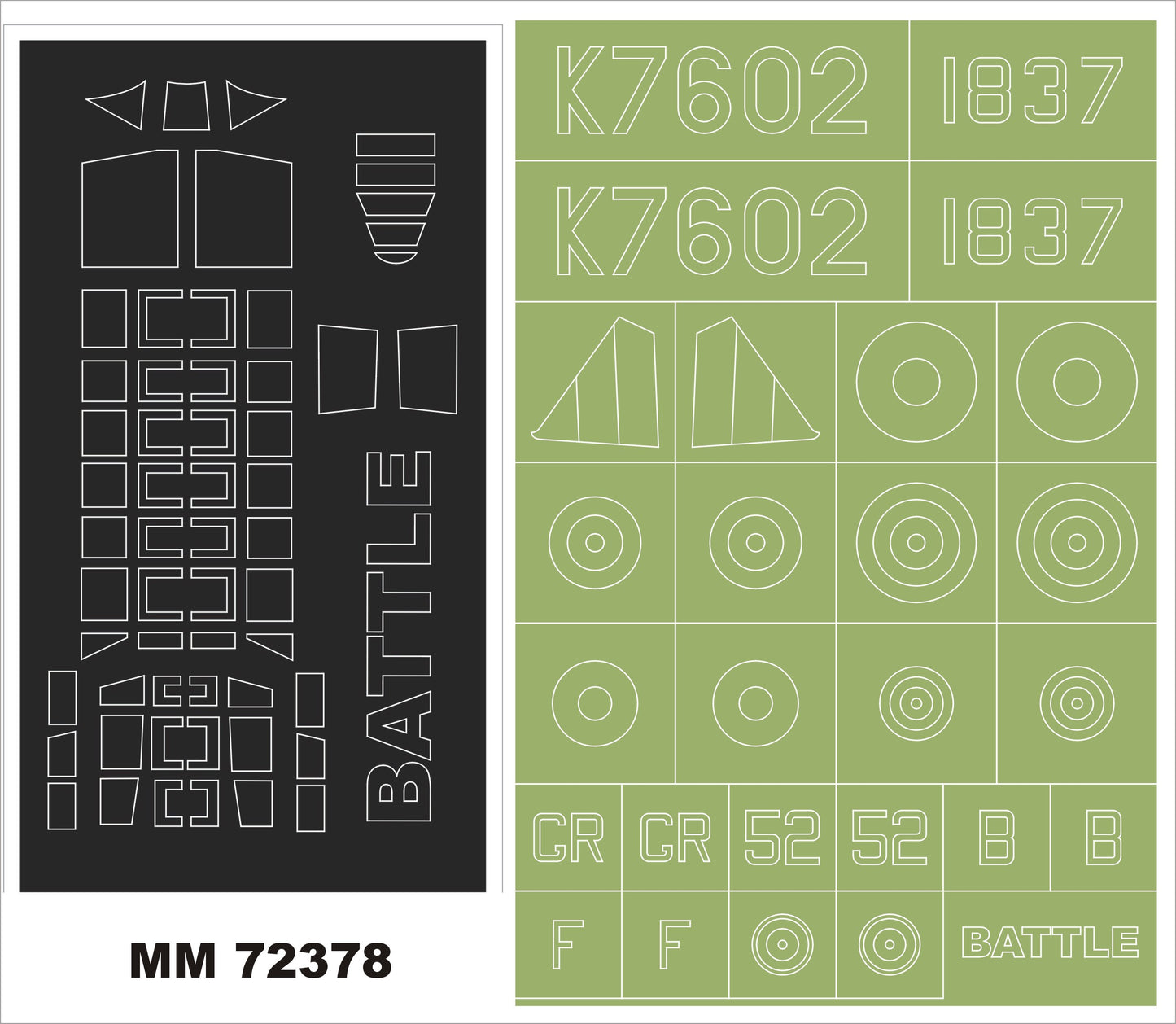 Montex MXMM72378 1:72 FAIREY BATTLE