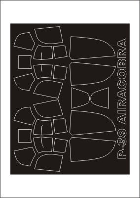 Montex MXSM32072 1:32 Bell P-39 Airacobra canopy frame paint masks