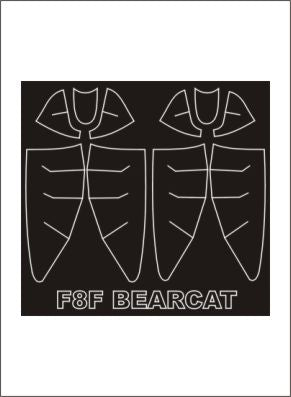 Montex MXSM32084 1:32 Grumman F8F-1 BEARCAT canopy frame paint masks
