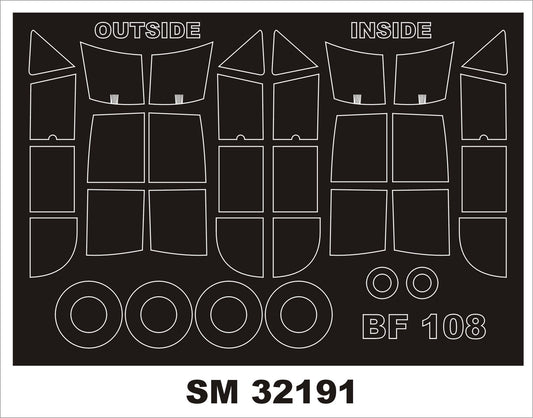 Montex MXSM32191 1:32 Messerschmitt Bf-108 Taifun