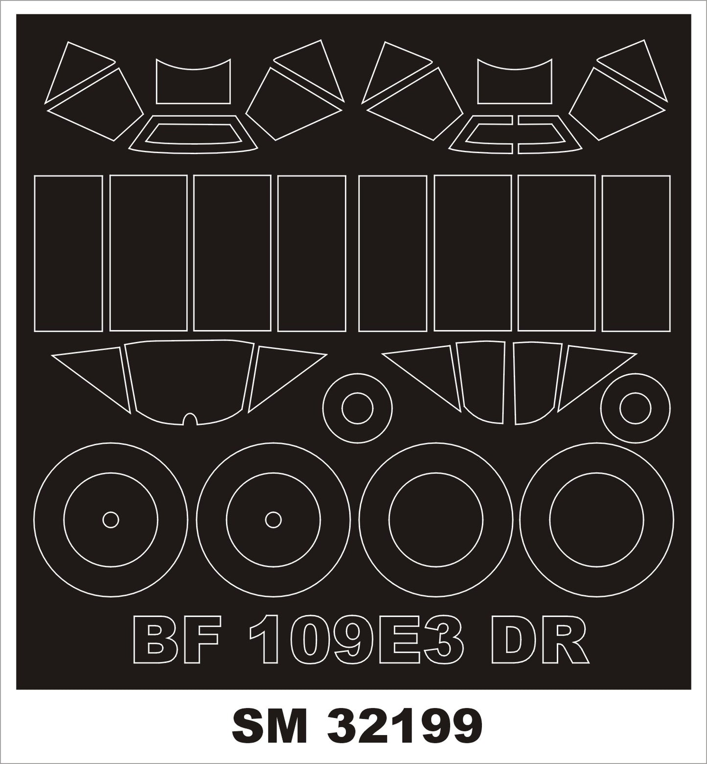 Montex MXSM32199 1:32 Messerschmitt Bf-109E-3