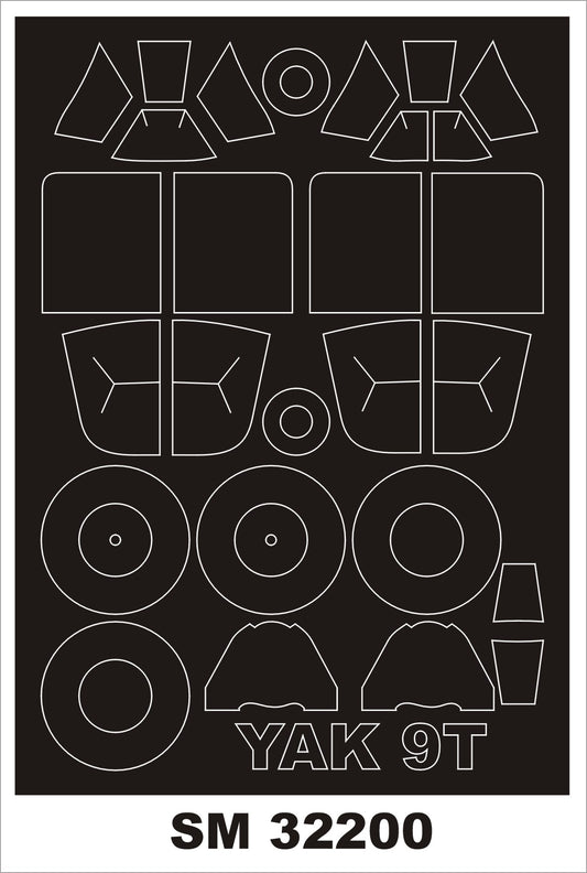 Montex MXSM32200 Yak-9T Canopy Paint Masks (ICM) 1:32