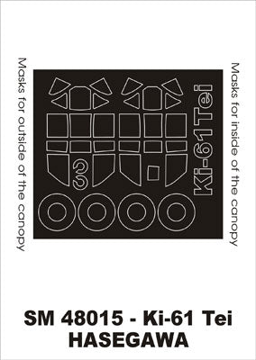 Montex MXSM48015 1:48 Kawasaki Ki-61 Hien canopy frame paint masks
