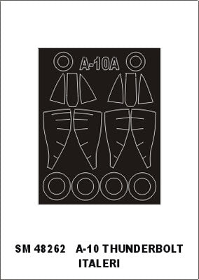 Montex MXSM48262 1:48 Fairchild A-10A Thunderbolt canopy frame paint masks
