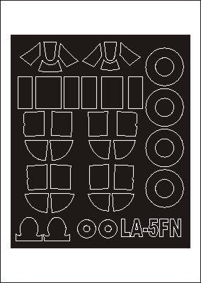 Montex MXSM48283 1:48 Lavochkin La-5FN canopy frame paint masks
