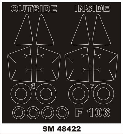 Montex MXSM48422 1:48 Convair F-106A Delta Dart