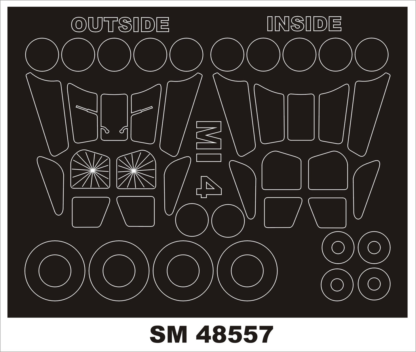 Montex MXSM48557 1:48 Mil Mi-4