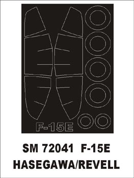 Montex MXSM72041 1:72 McDonnell F-15E Strike Eagle canopy frame paint mask
